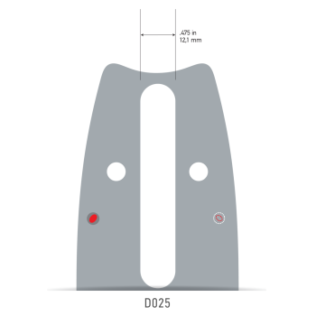 Oregon 243RNDD025 Führungsschiene PowerMatch / PowerCut" , 60cm